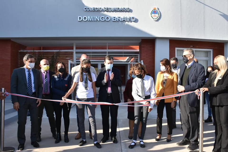 El gobernador Zamora inauguró dos edificios educativos en Chauchillas