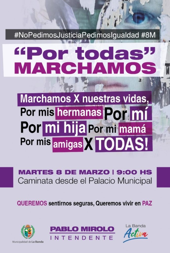 La comuna invita a participar de una caminata de mujeres el próximo 8 de marzo