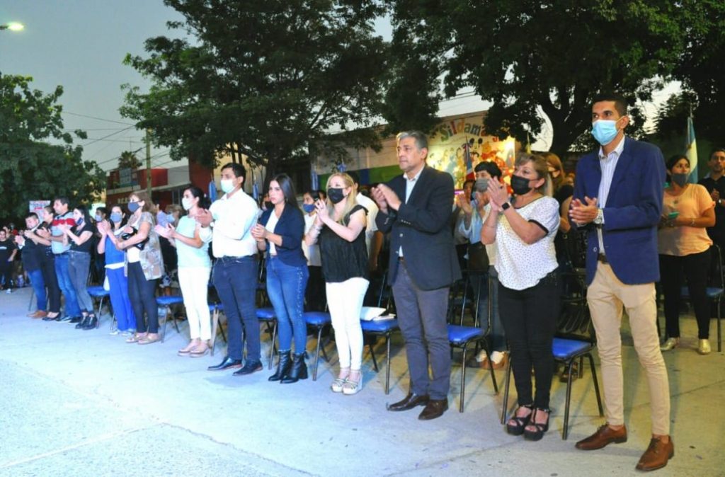 El intendente Nediani participó de un emotivo acto por la Memoria, la verdad y la Justicia en La Banda