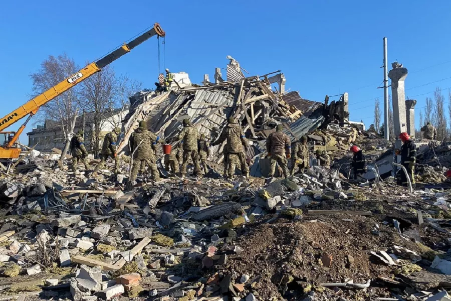 Rusia bombardeó una base militar de entrenamiento ucraniana en Mykolaiv