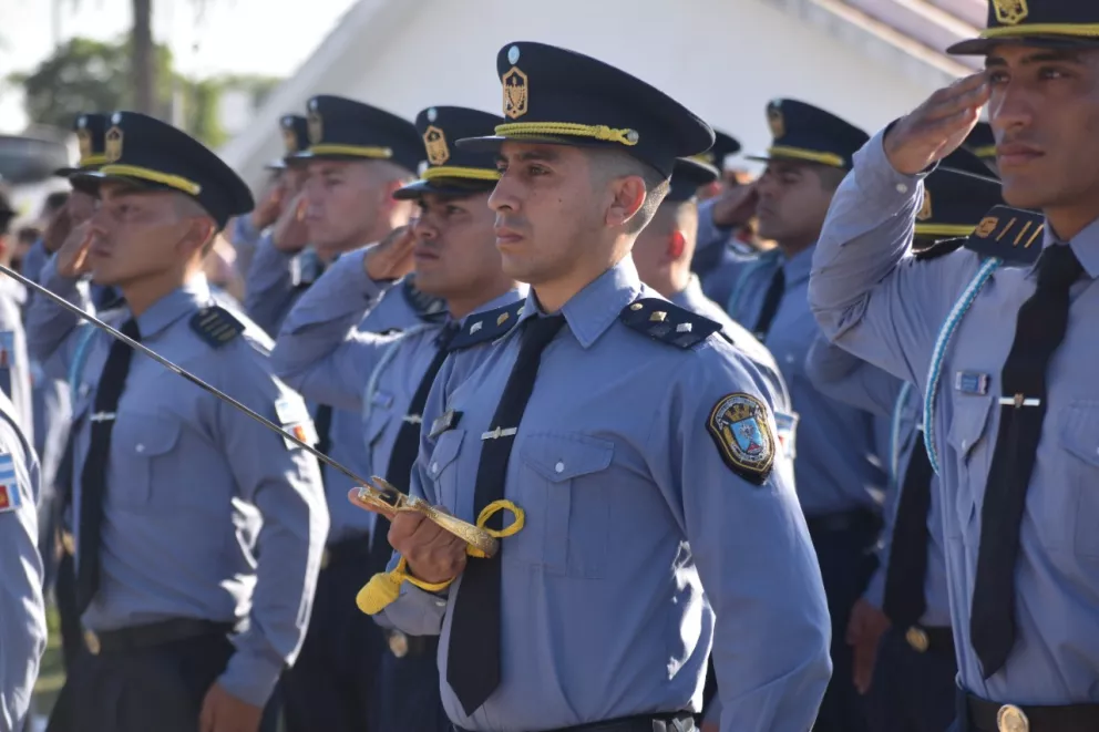 Los institutos policiales iniciaron en conjunto el Ciclo Lectivo 2022 con un emotivo acto