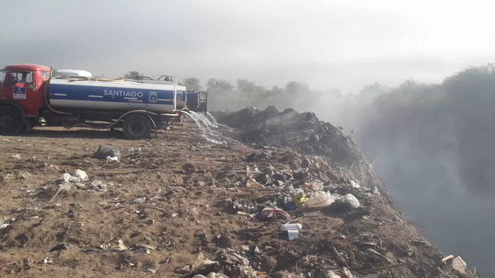 Realizaron un operativo por quema de basura ante la denuncia de los vecinos