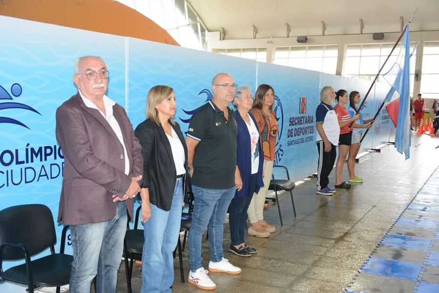 Ceremonia inaugural del Campeonato Argentino de Natación Masters