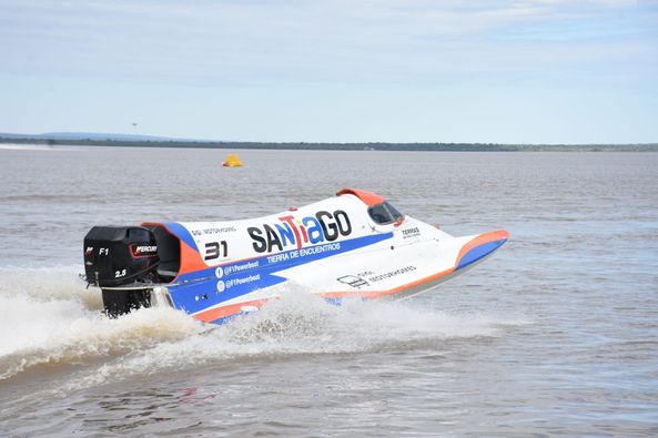 Se realizó hoy la primera jornada del GP TdRH de Fórmula 1 Power Boat