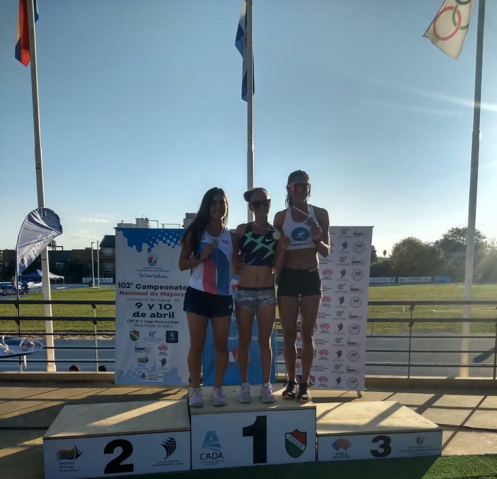 Ivana Herrera Loto obtuvo la Medalla de Bronce en el 102° Campeonato Argentino de Atletismo