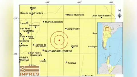 Hubo un fuerte sismo de 5.3º en Santiago del Estero