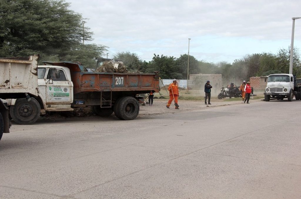 El municipio realizó tareas de limpieza, desmalezamiento y rastrado 