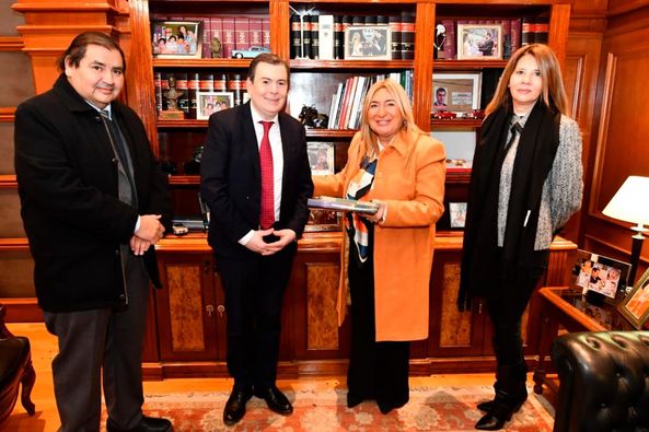 Visita protocolar de la presidente de la Federacion Argentina de la Magistratura