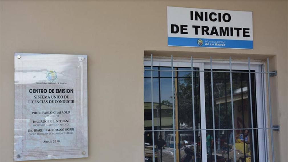 La Dirección de Transito de La Banda informa sobre la regularización de la emisión de carnet 