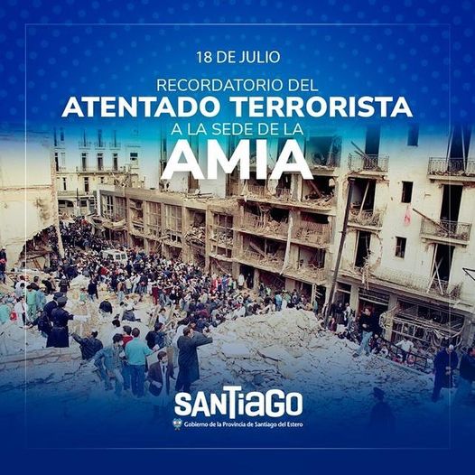 Recordatorio del atentado Terrorista a la sede de la AMIA