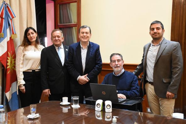 Zamora recibió la visita de Jorge Rivas, director de Políticas Inclusivas, Accesibles y de Desarrollo Sostenible