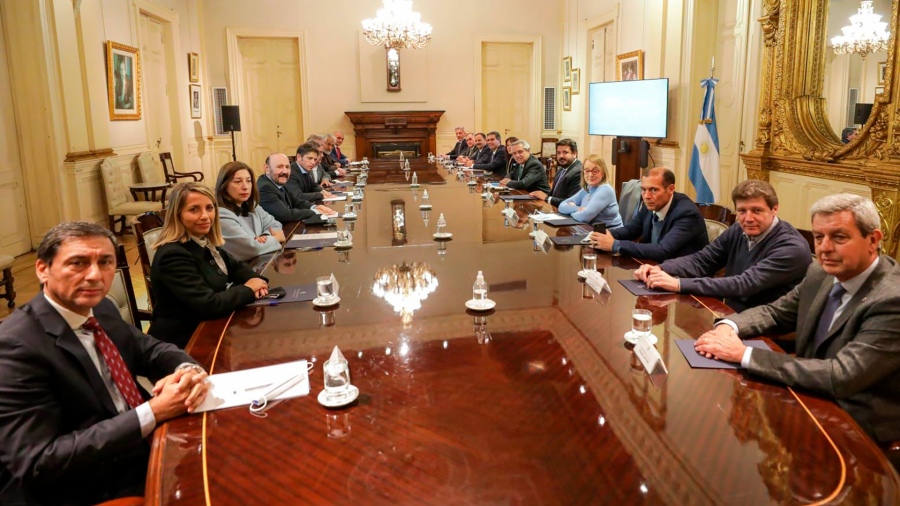 El Presidente recibe a los gobernadores en Casa Rosada