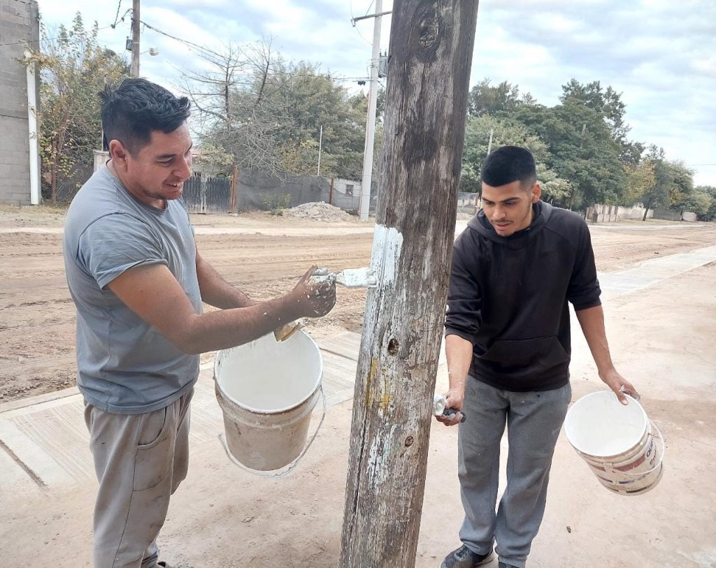 La Junta vecinal del B° Sauce Bajada sigue trabajando en conjunto con la Municipalidad de La Banda