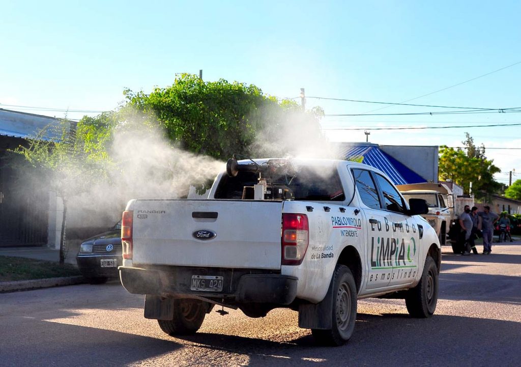 La comuna continúa con las tareas de fumigación en los barrios para prevenir el dengue