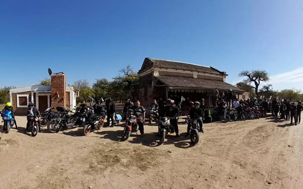 Se desarrolló el desfile de motos en El Zanjón
