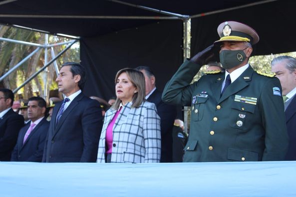 Acto oficial en conmemoración del 84° aniversario de creación de Gendarmería Nacional Argentina
