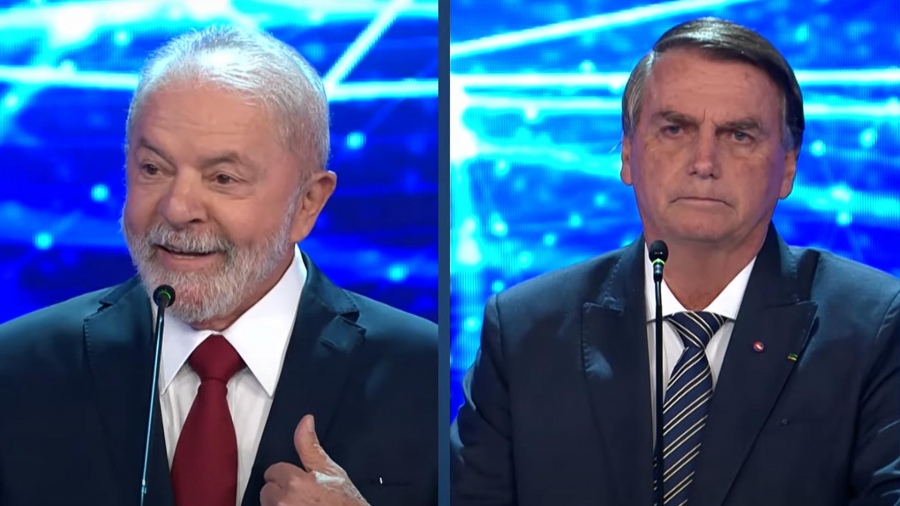 Bolsonaro y Lula se sacaron chispas en el primer debate presidencial