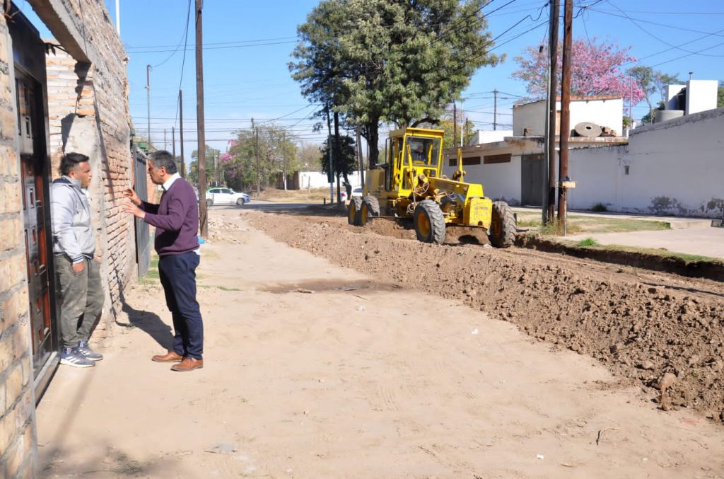 El intendente Nediani continúa supervisando las obras en ejecución de la ciudad