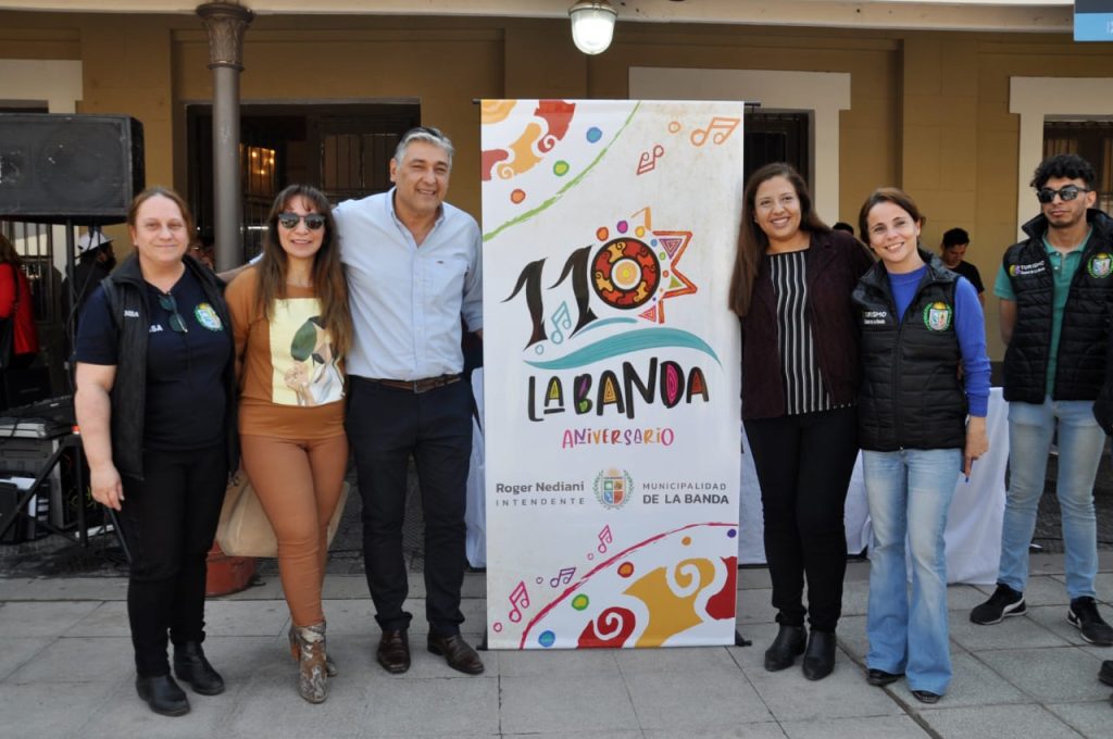 El intendente Nediani presentó el cronograma de festejos por el 110 aniversario de la ciudad de La Banda