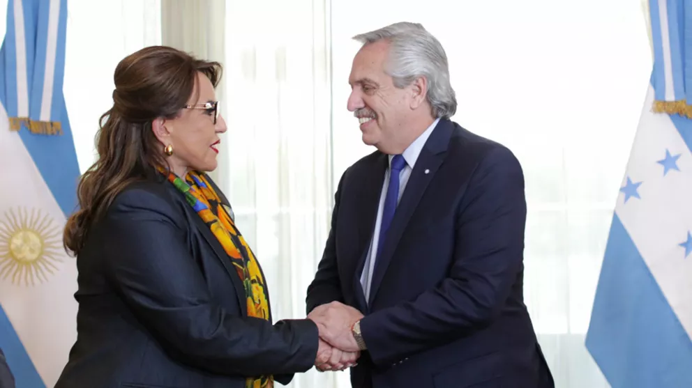 Fernández se reunió con la presidenta de Honduras, Xiomara Castro