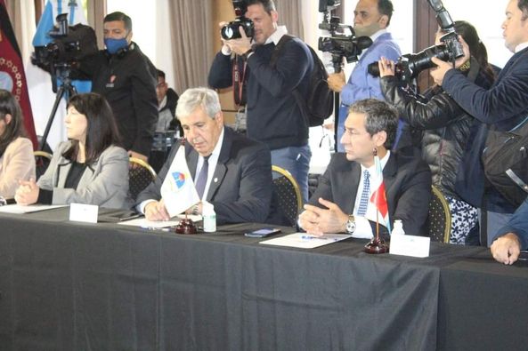 Carlos Silva Neder participa de actividades en la Mesa Ejecutiva del Parlamento del Norte Grande