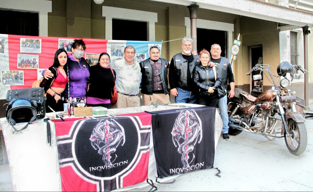 La agrupación motera “Santa Inqvisición” realizó con éxito una exposición de motos y elementos de viaje en el marco del 110⁰ aniversario