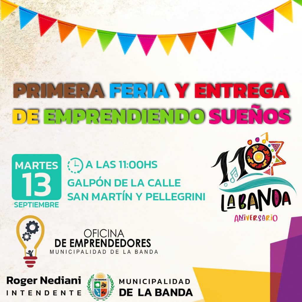La municipalidad de La Banda realizará la primera feria del programa “Emprendiendo Sueños”