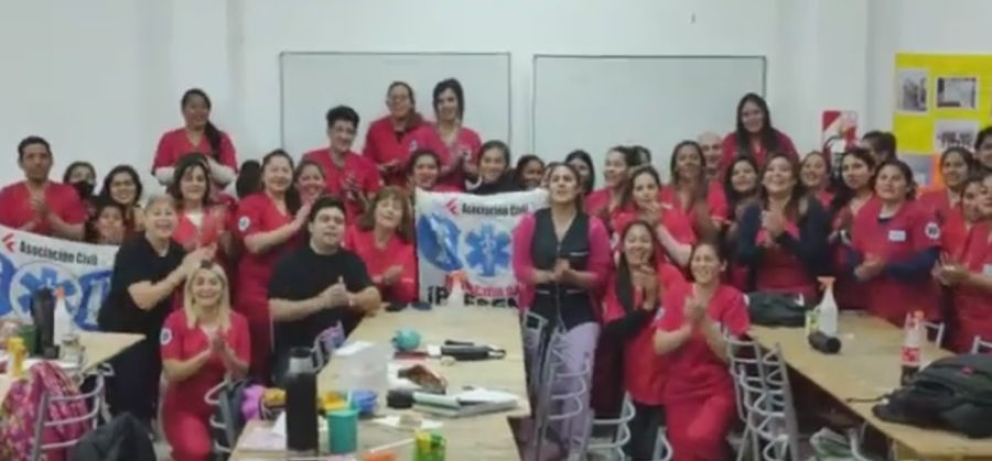 Colonia El Simbolar: firman convenio para formar personal de salud