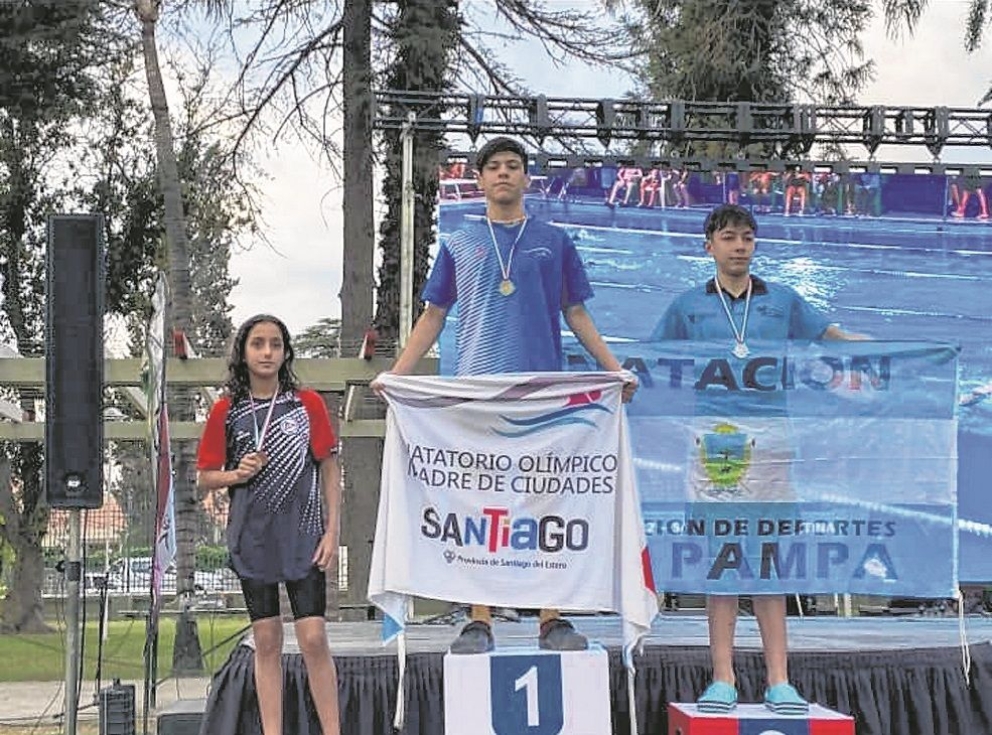 Los nadadores santiagueños y un fin de semana lleno de gloria en la Copa Italia de San Juan