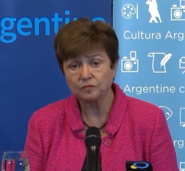 Georgieva reconoció la seriedad de Massa y su equipo para afrontar las problemáticas del país