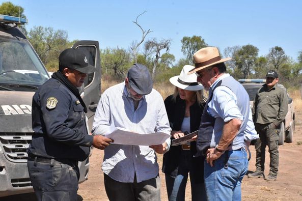 Operativos por la ocupación ilegal de tierras en la localidad de Los Tigres, departamento Copo