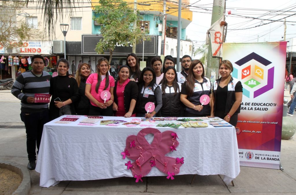 El municipio realizó la campaña de prevención por el día mundial de la lucha contra el cáncer de mama 