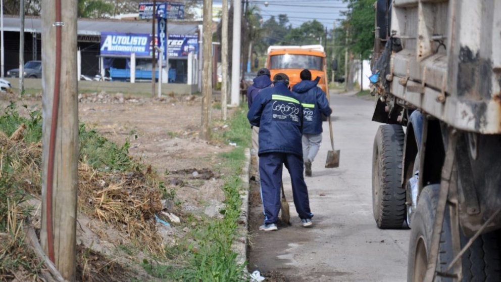 El municipio intensifica operativos de higiene y limpieza en los barrios bandeños