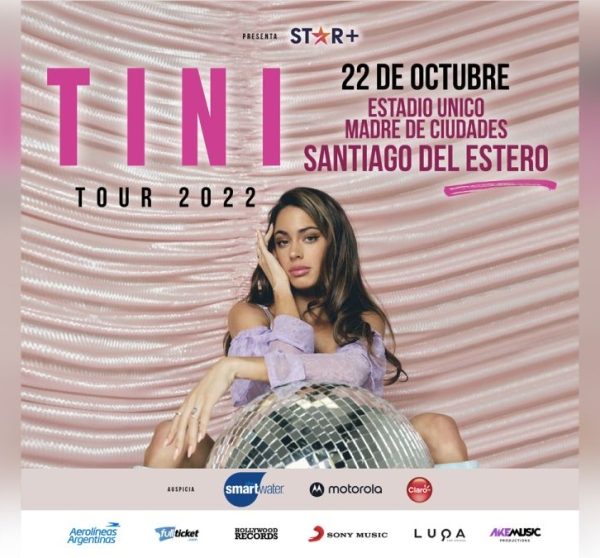 Llega a Santiago el “TINI TOUR 2022”