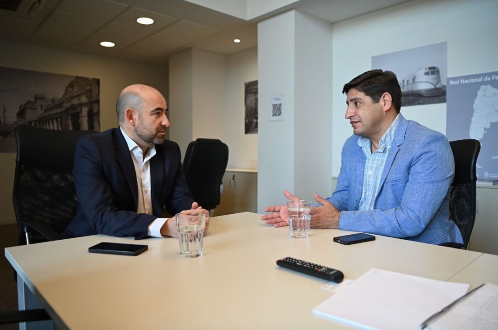 Marcelo Bernasconi se reunió con Pablo Mirolo y con el ministro Juan Zavaleta