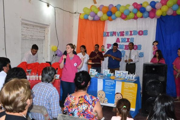 El programa provincial “Mis Primeros 1.700 Días” se presentó en Laprida del departamento Choy