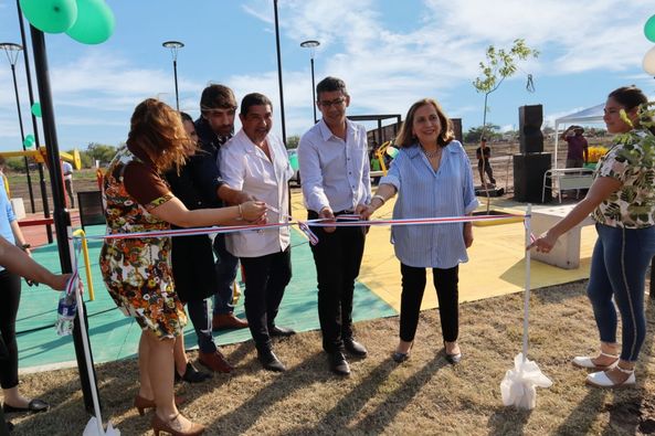 Se inauguró una Plaza Saludable en La Cañada con la presencia de autoridades sanitarias nacionales y provinciales