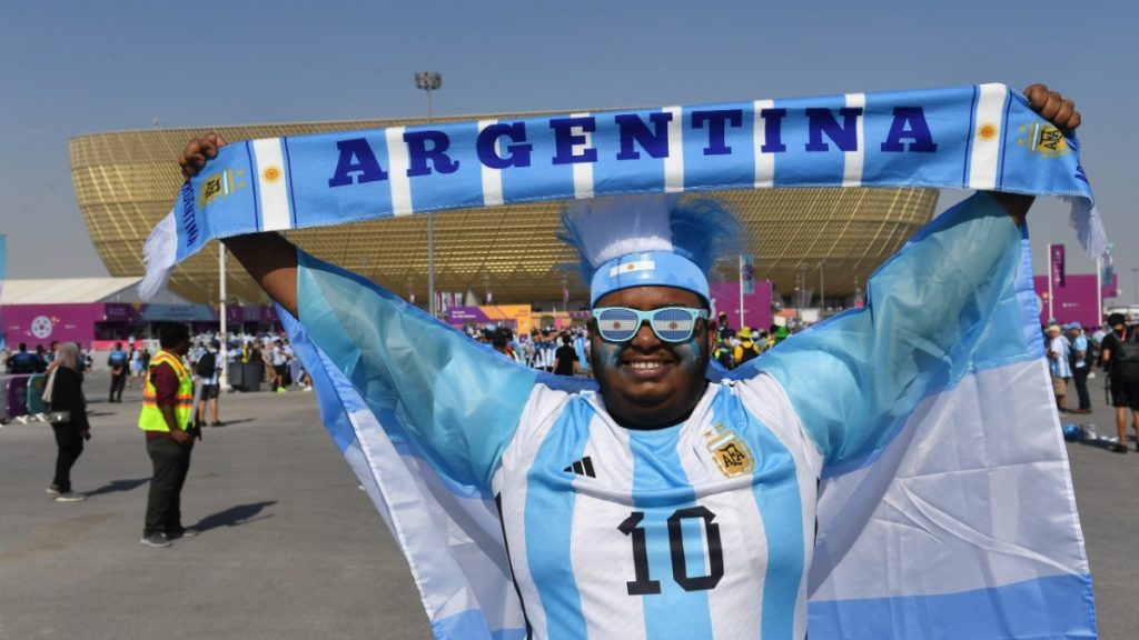La selección argentina, una pasión global: fiesta multicolor en la previa del debut