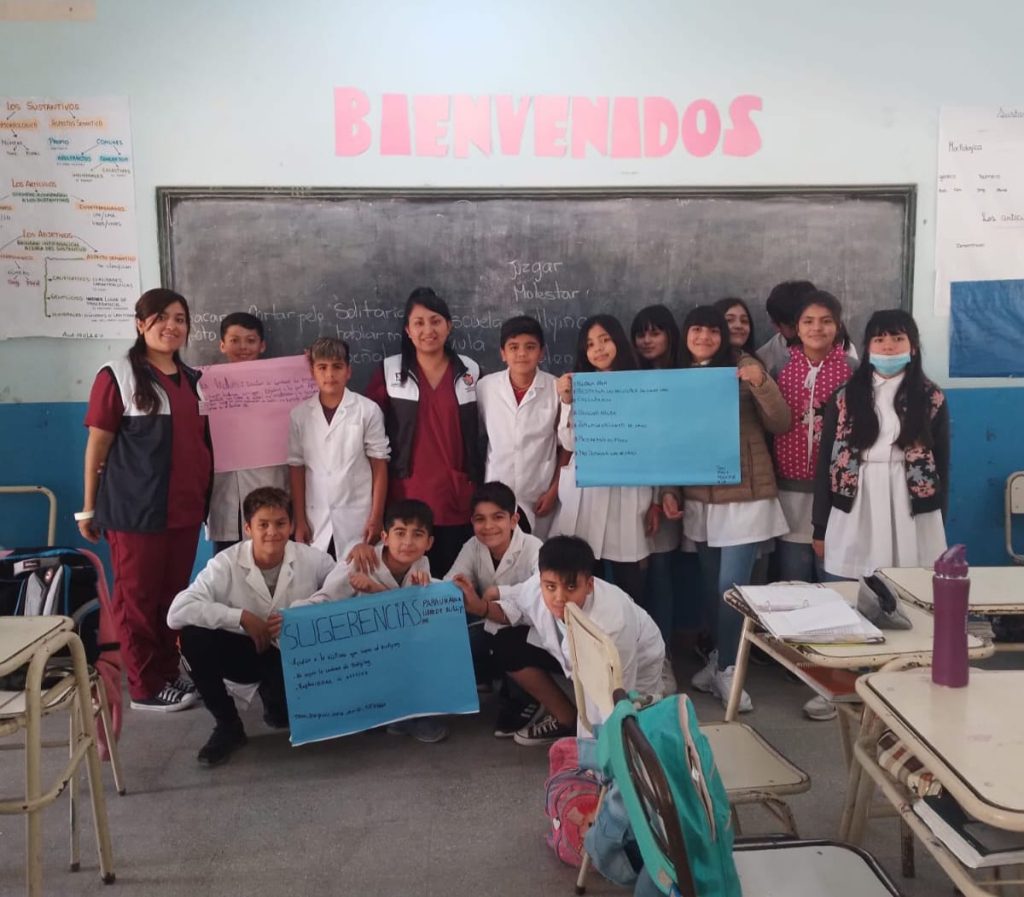 La Oficina de Educación para la Salud dictó talleres sobre bullying en la Escuela del Bº San Fernando