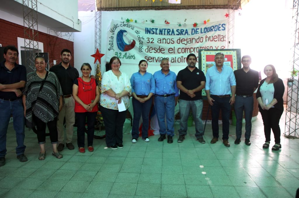 El intendente Nediani visitó el avance del proyecto que el municipio lleva a cabo junto a la Fundación Loma Negra