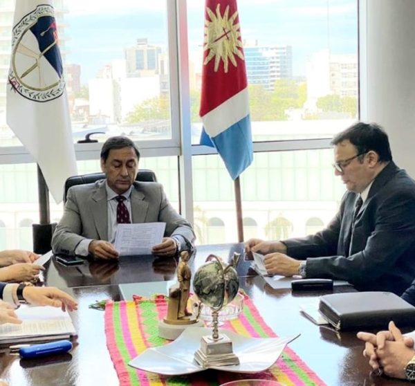 El vicegobernador Silva Neder recibió al ministro Chara por el Presupuesto 2023