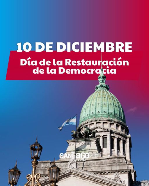 Aniversario de la restauración de la democracia en Argentina