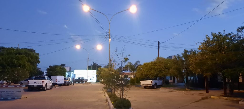 El municipio realizó la reposición de luminarias en el B° Misqui Mayu