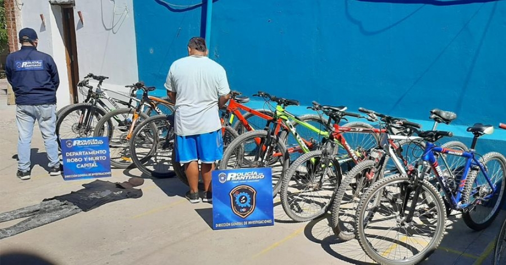 La Policía de la Provincia recuperó 12 bicicletas robadas
