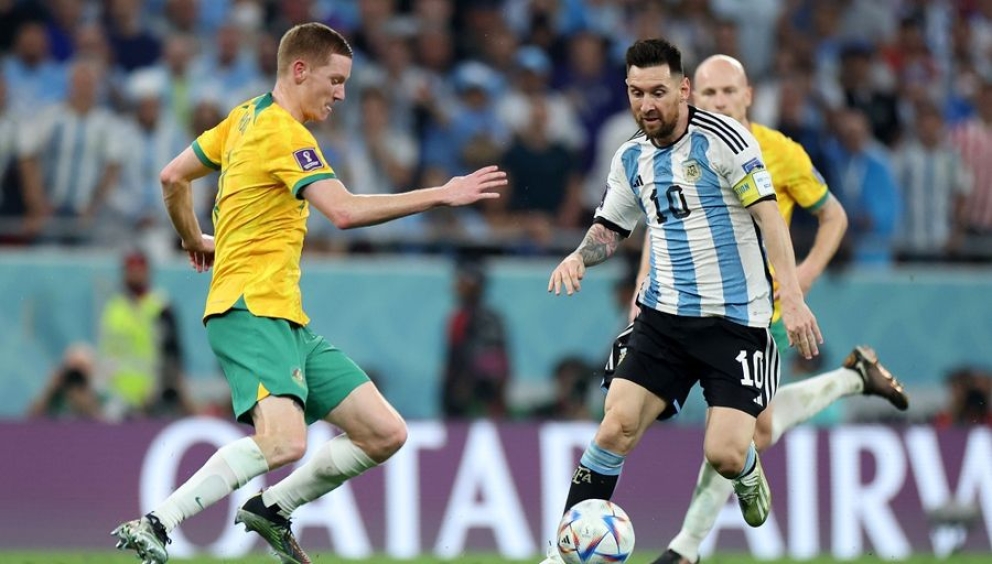 Argentina pasó a cuartos de final tras el triunfo sobre Australia
