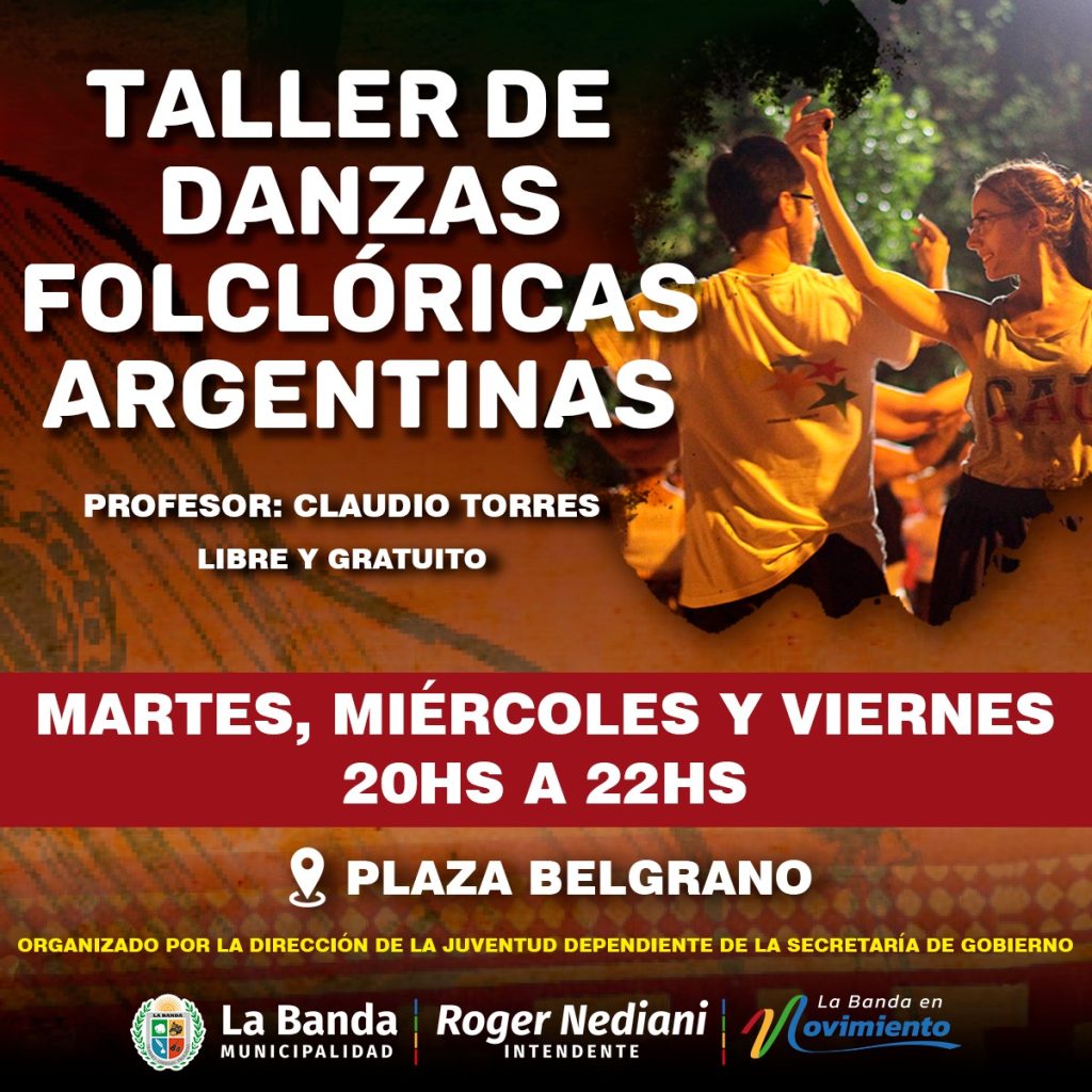 Dará inicio el taller de danza folclóricas gratuitas en el marco XXXI edición del Festival Nacional de La Salamanca
