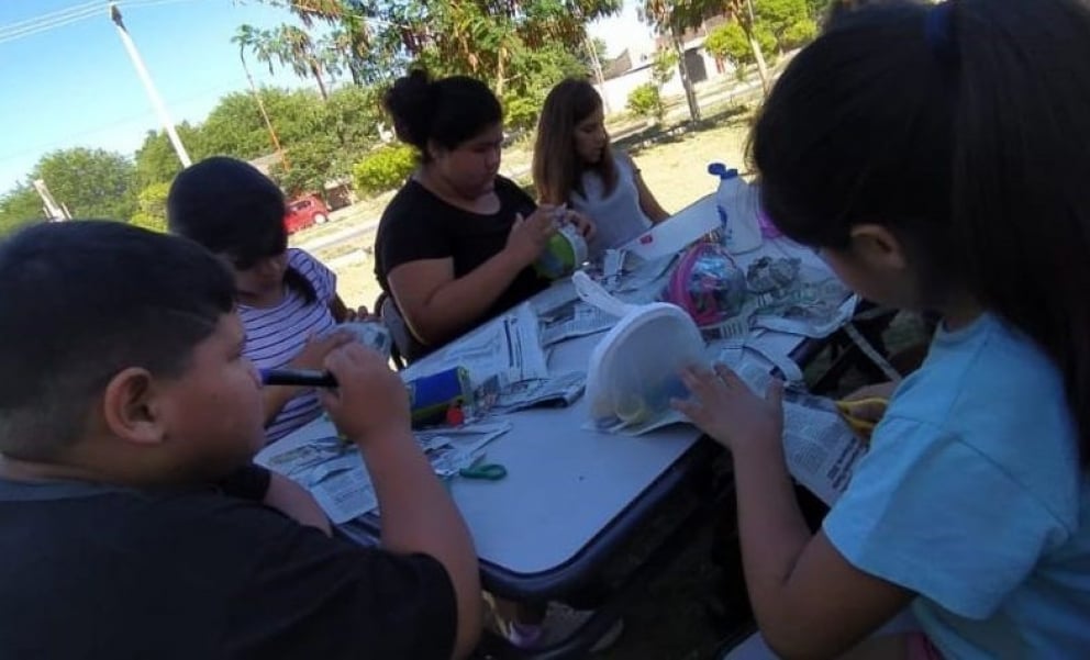 Pancitas Contentas brindó un taller destinado para los niños del barrio