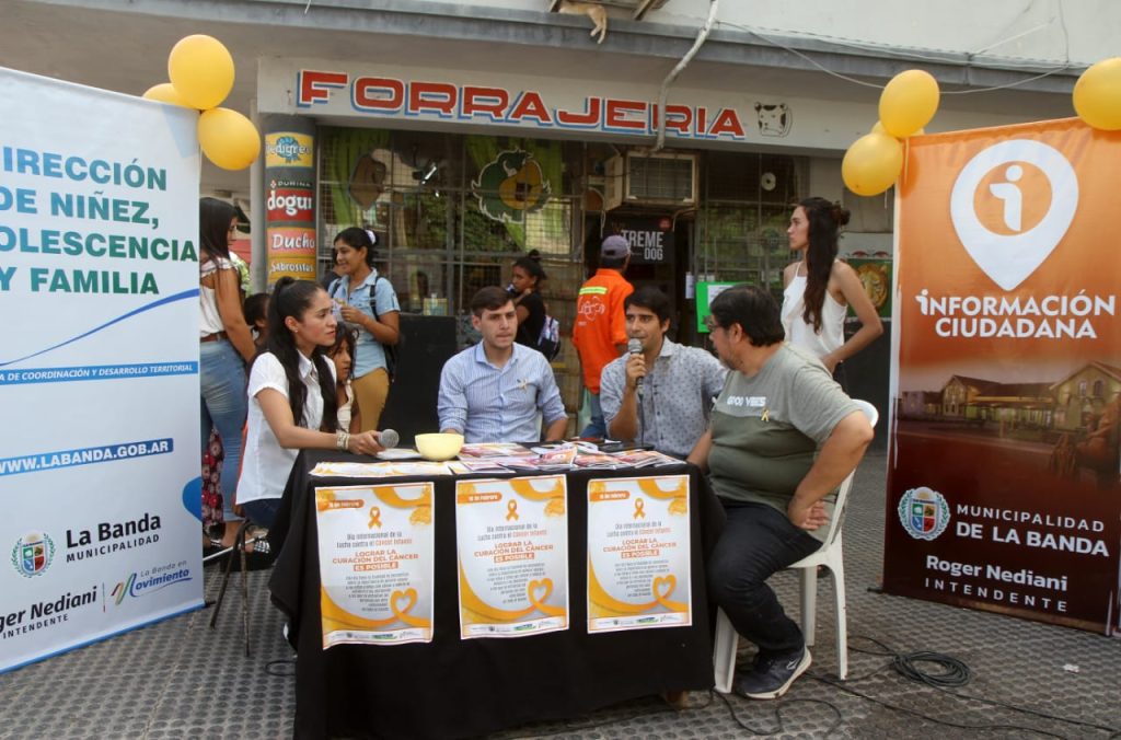 El municipio realizó actividad informativa sobre detección temprana de cáncer infantil 