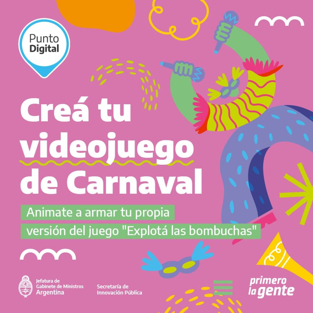 El programa Punto Digital ofrecerá actividades para festejar el Carnaval de manera diferente 