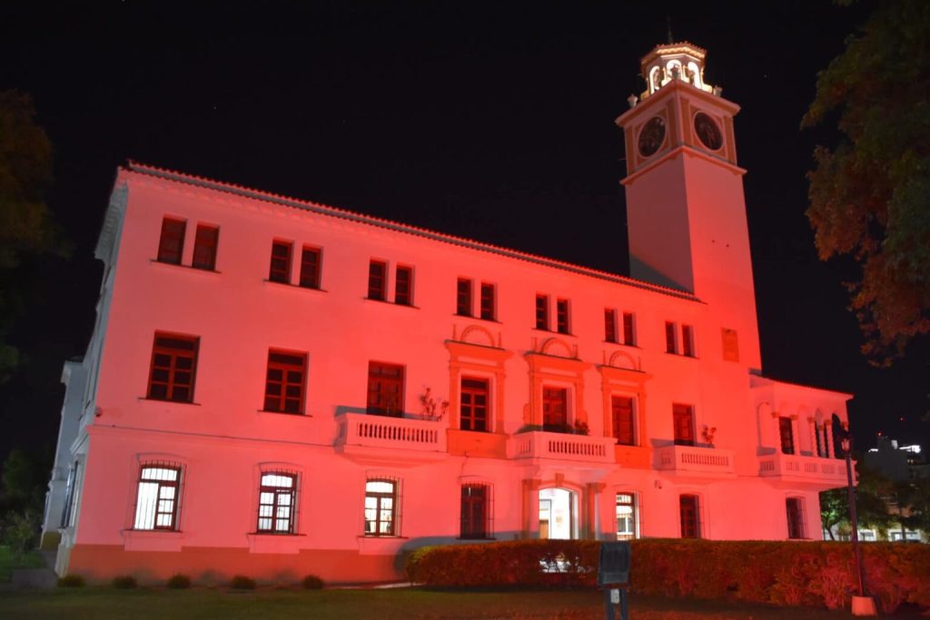 Casa de Gobierno se vistió de color en el Día Mundial de las Cardiopatías Congénitas